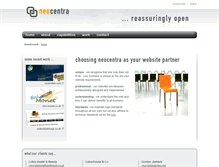 Tablet Screenshot of neocentra.co.uk